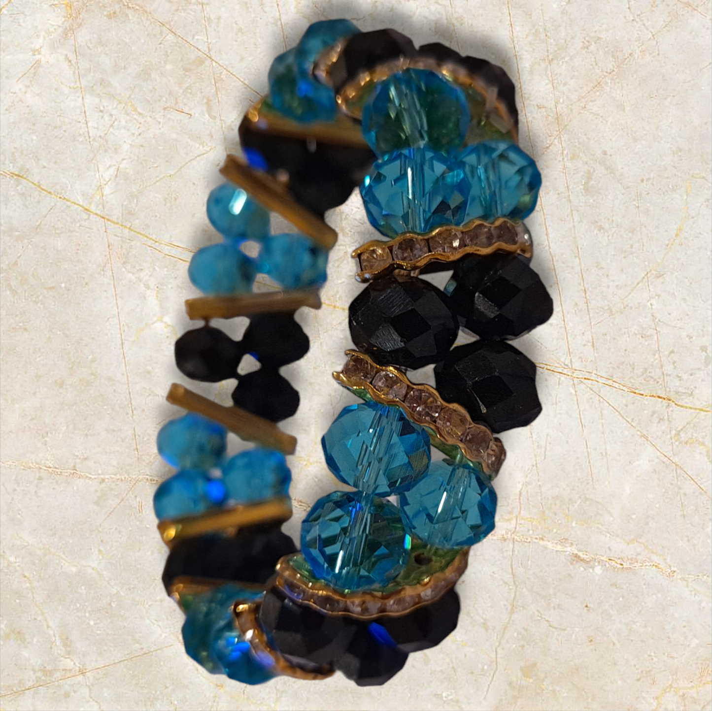 Handmade bracelets acrylic resin multicolor beads for women