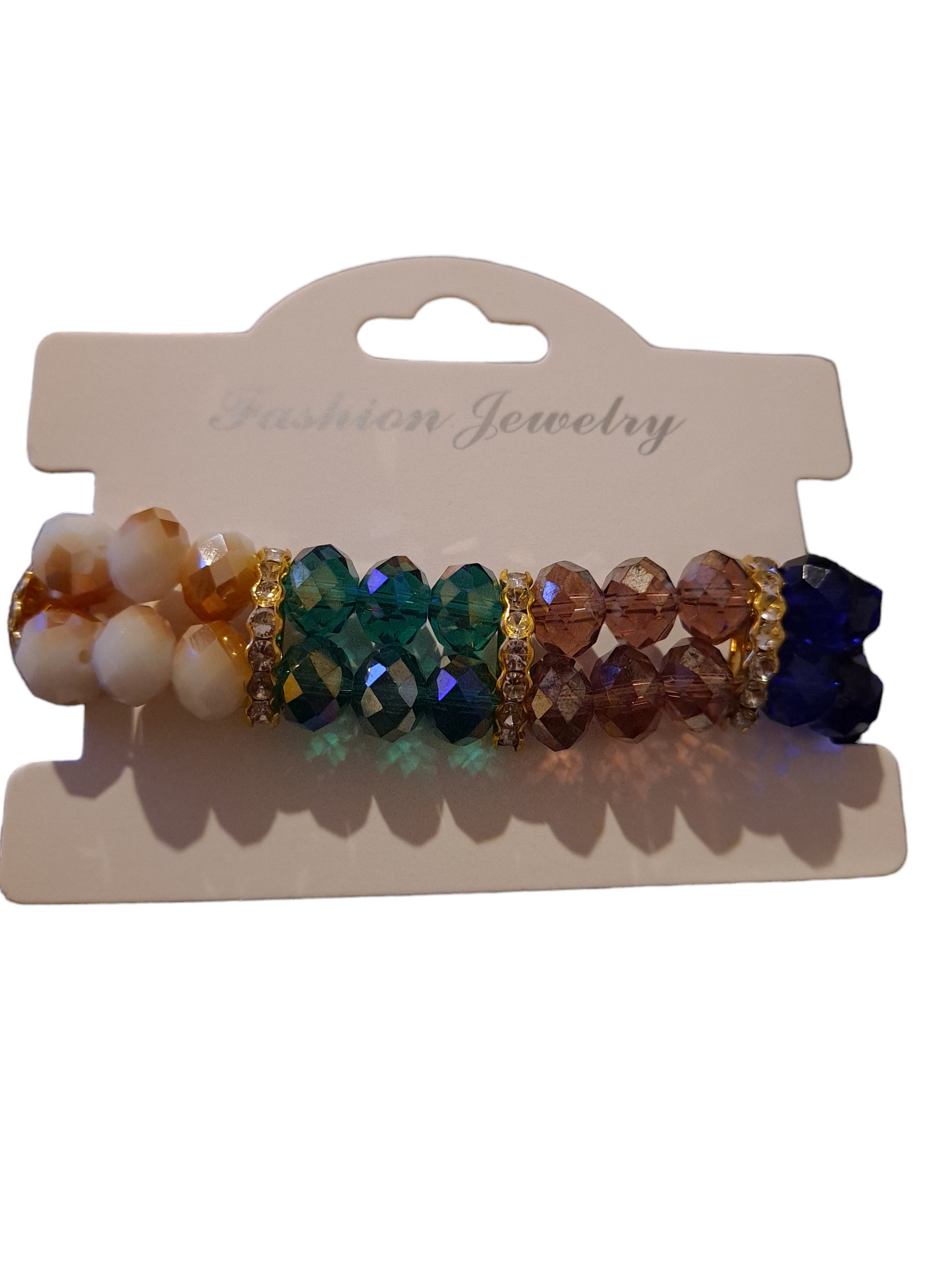 Handmade bracelets acrylic resin multicolor beads for women