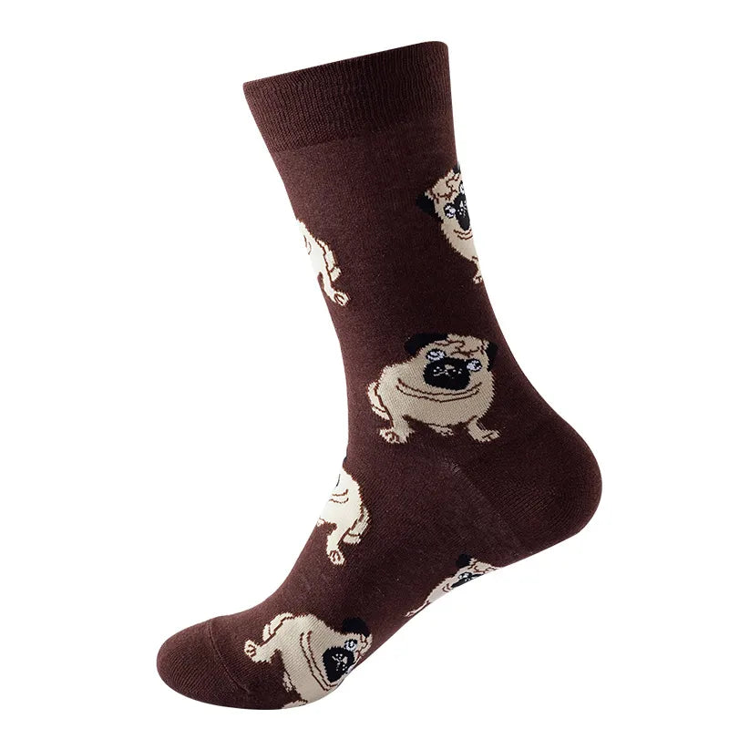 Fashionable Animal Print Mid-Calf Socks – Stylish and Comfortable Cotton Stockings size 7.5- 11