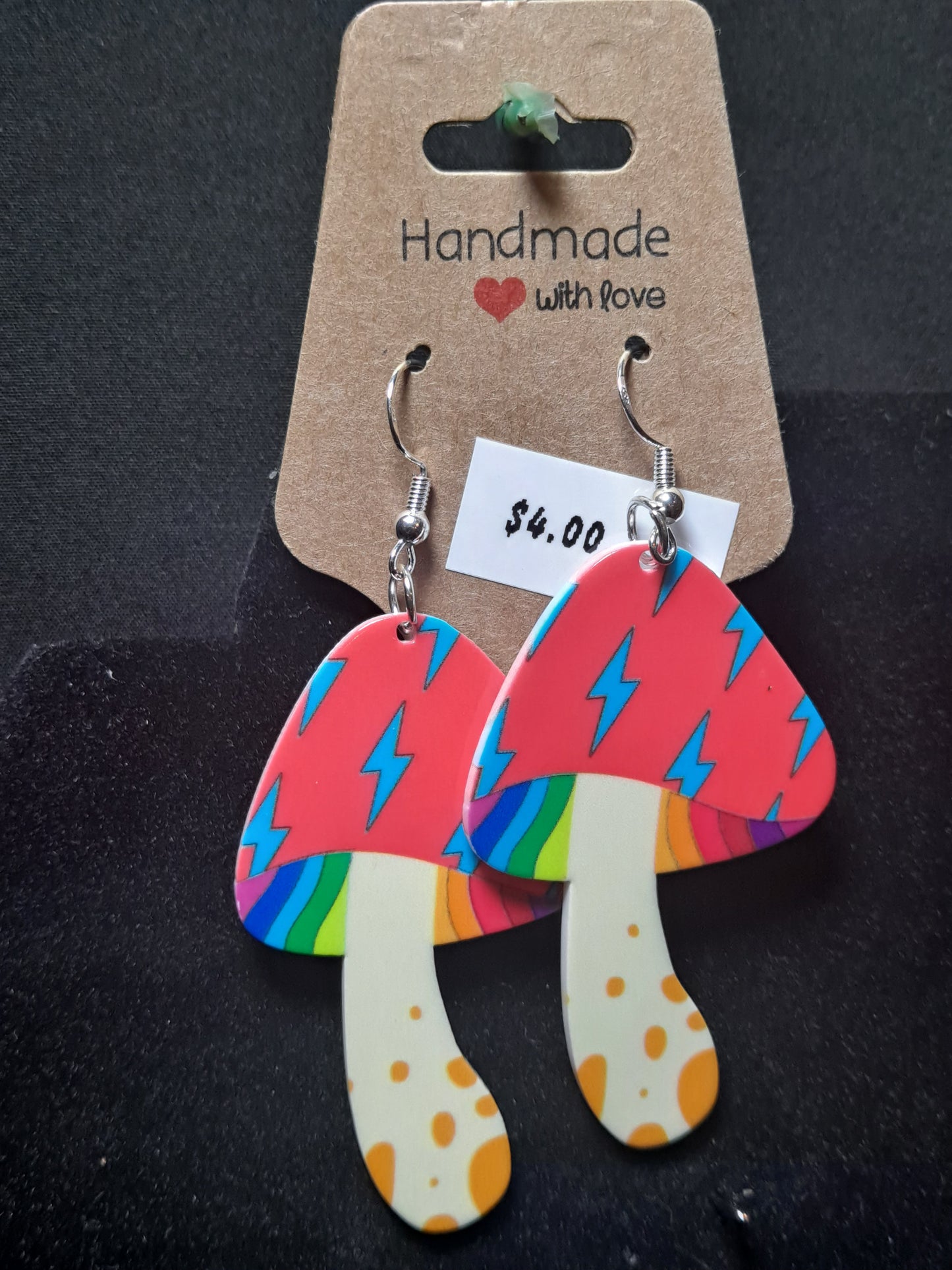 Cute acrylic colorful earrings