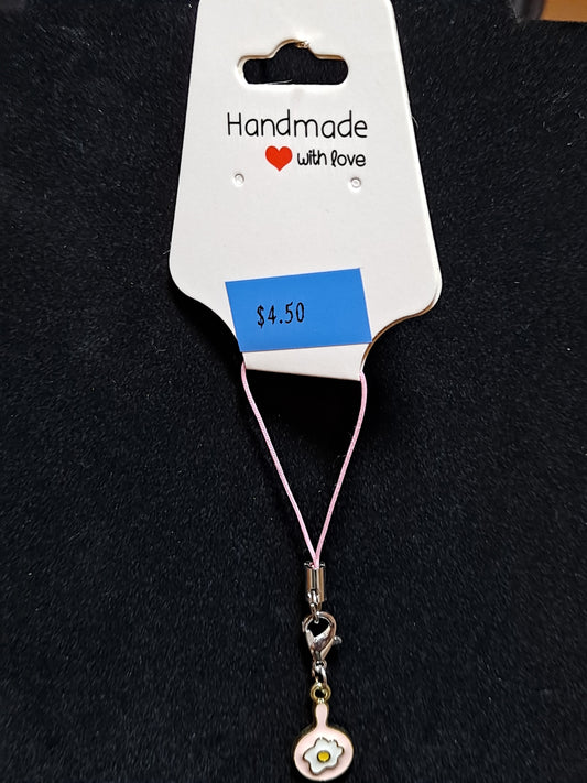 steel mobile phone charm