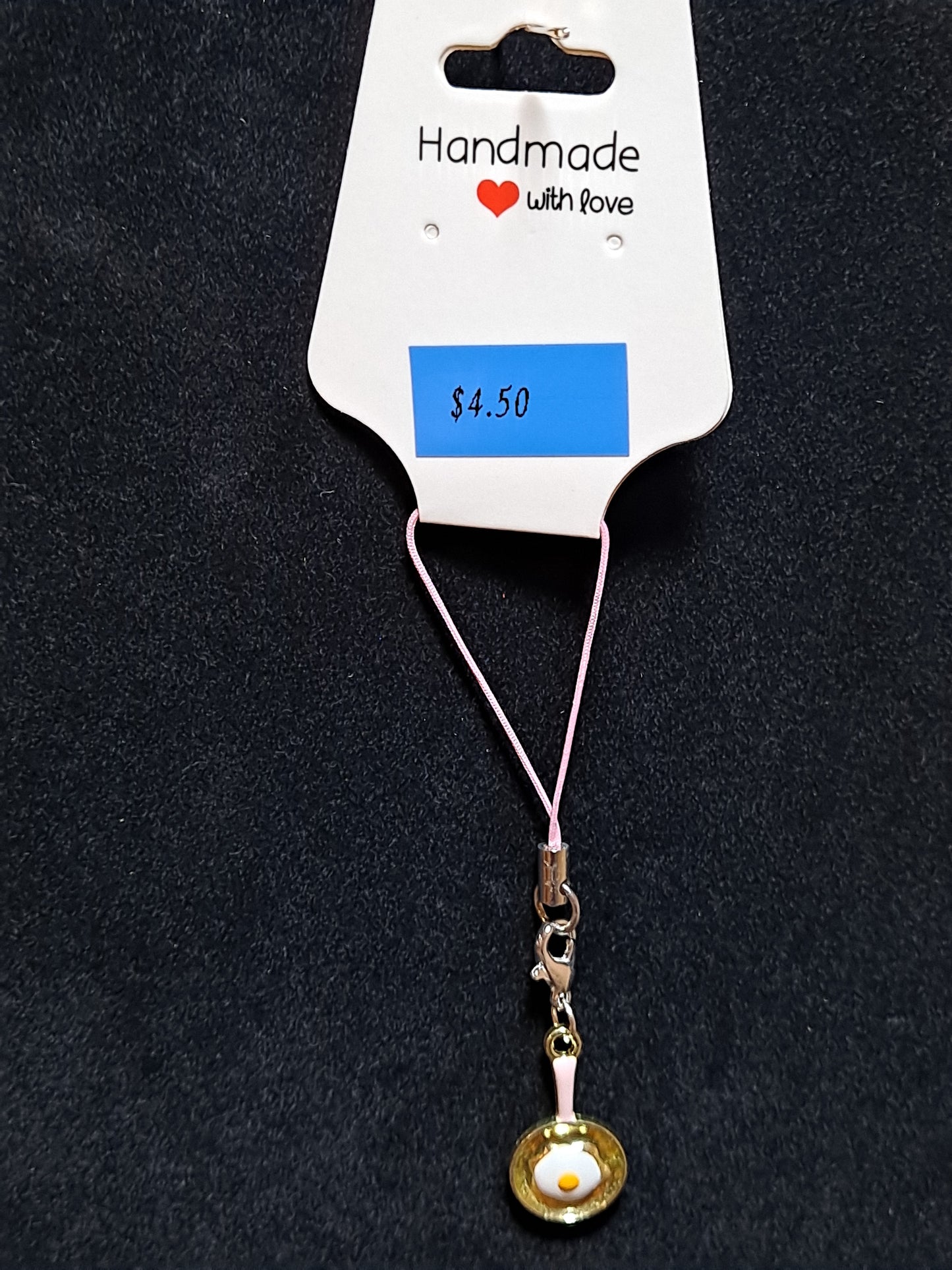 steel mobile phone charm