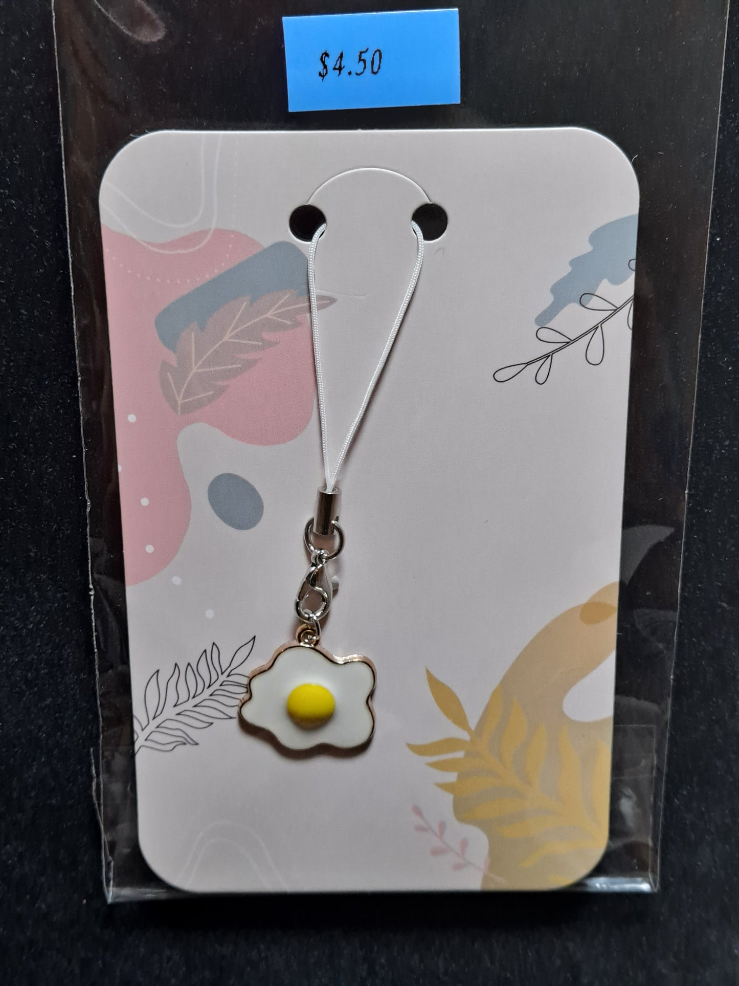 steel mobile phone charm