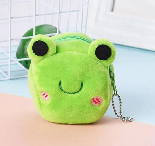 Cute Small Three-dimensional Cartoon Zipper Plush Change Purse