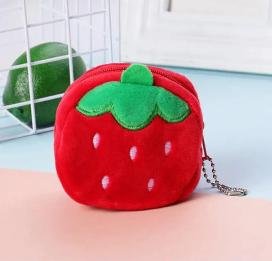 Cute Small Three-dimensional Cartoon Zipper Plush Change Purse