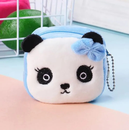 Cute Small Three-dimensional Cartoon Zipper Plush Change Purse