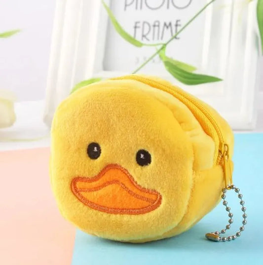 Cute Small Three-dimensional Cartoon Zipper Plush Change Purse