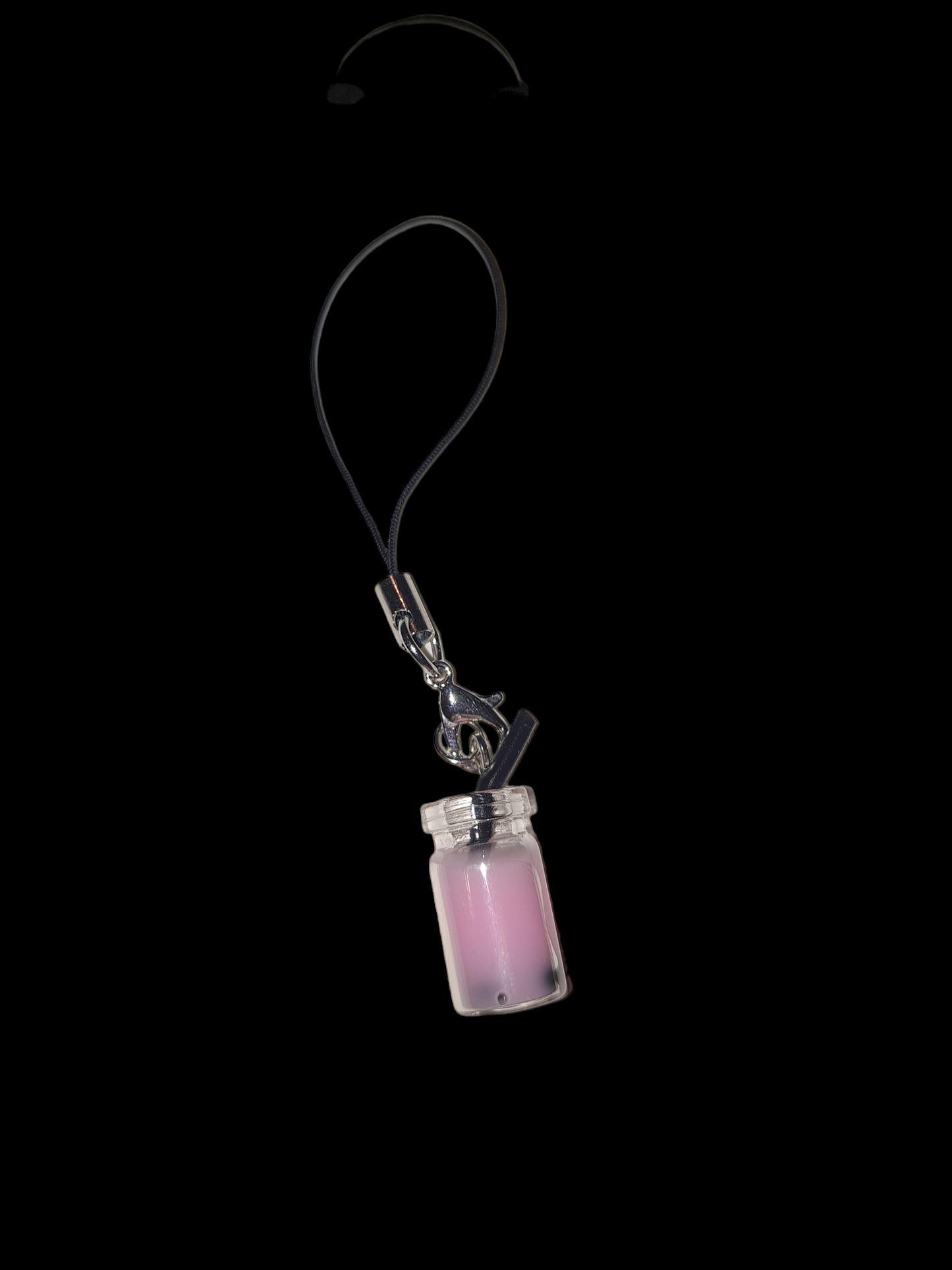 Cute mobile phone Boba charm, Boba strap, iPhone Boba charm strap.