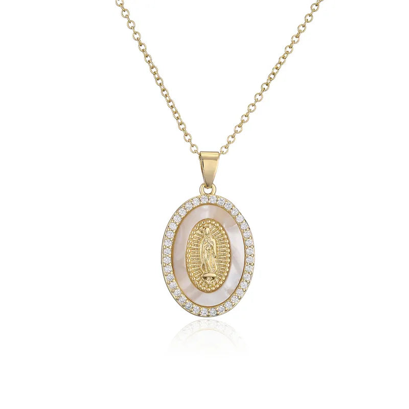 fashion pendant virgen mary necklace