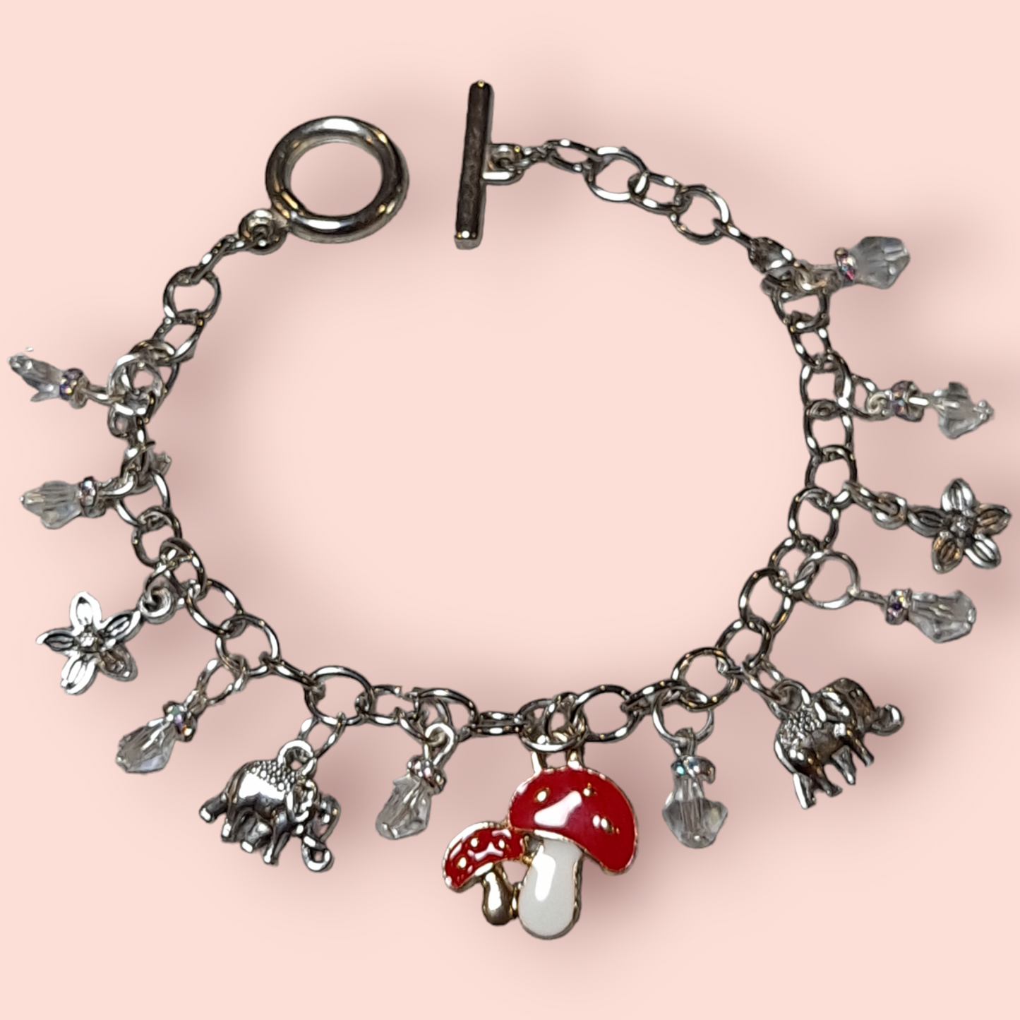 Fashion stanley steel charms bracelets for women.