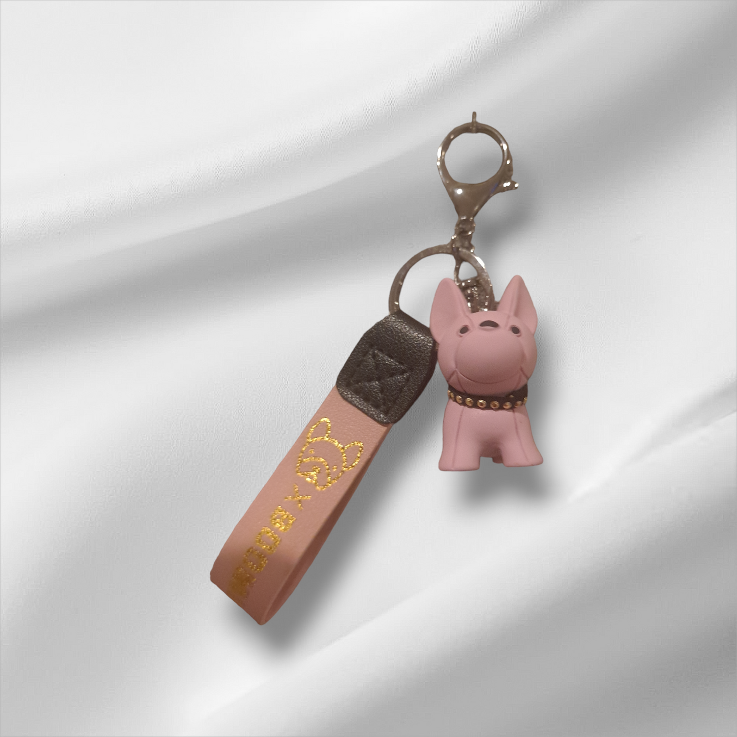 French bulldog resin key chain