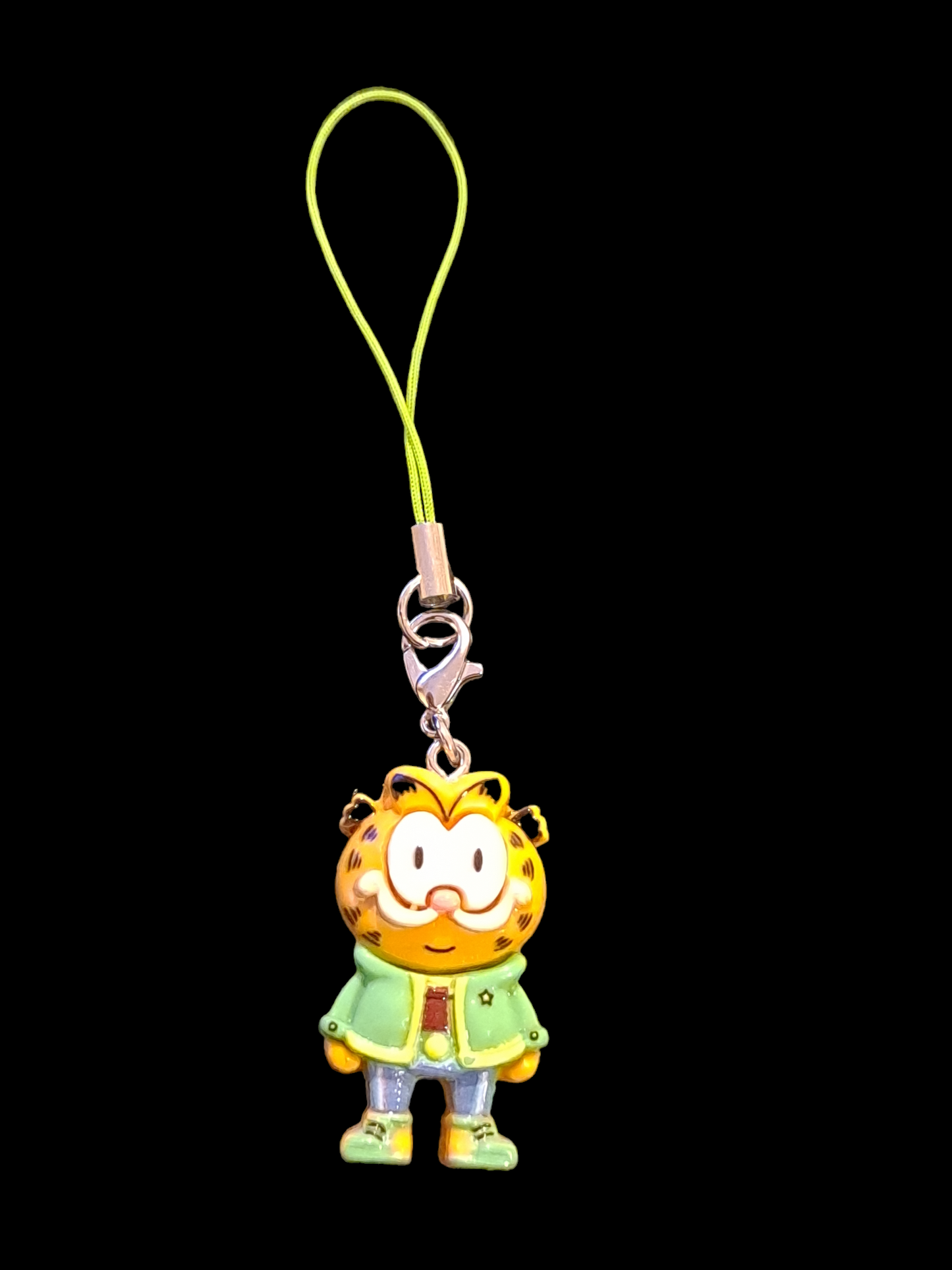 Garfield cat mobile phone charms .Garfield mobile strap. IPhone Garfield pendants