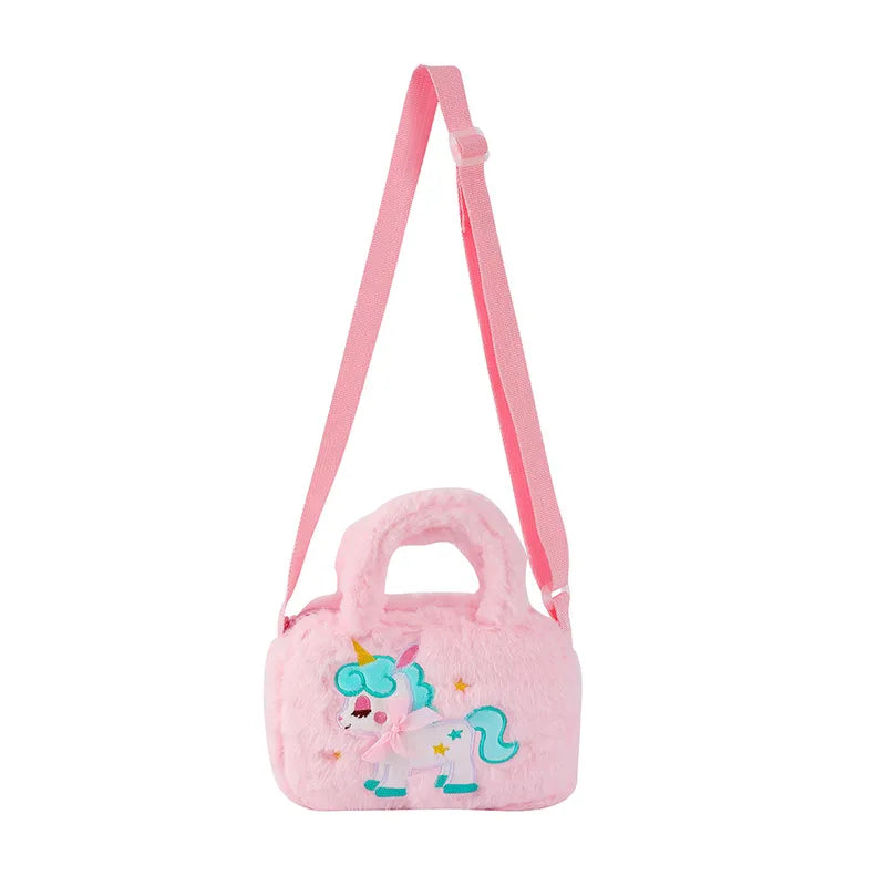 Girl's Medium All Seasons Plush Fashion Shoulder Bag