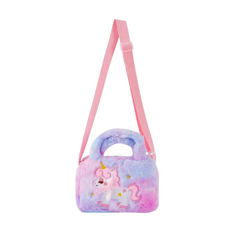 Girl's Medium All Seasons Plush Fashion Shoulder Bag