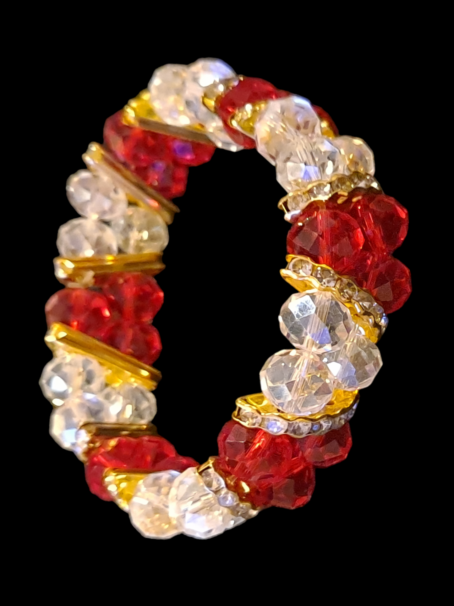 Handmade bracelets acrylic resin multicolor beads for women