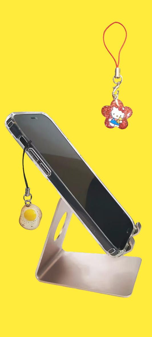 Hello kitty mobile phone charm. Kitty mobile strap. IPhone kitty mobile pendants