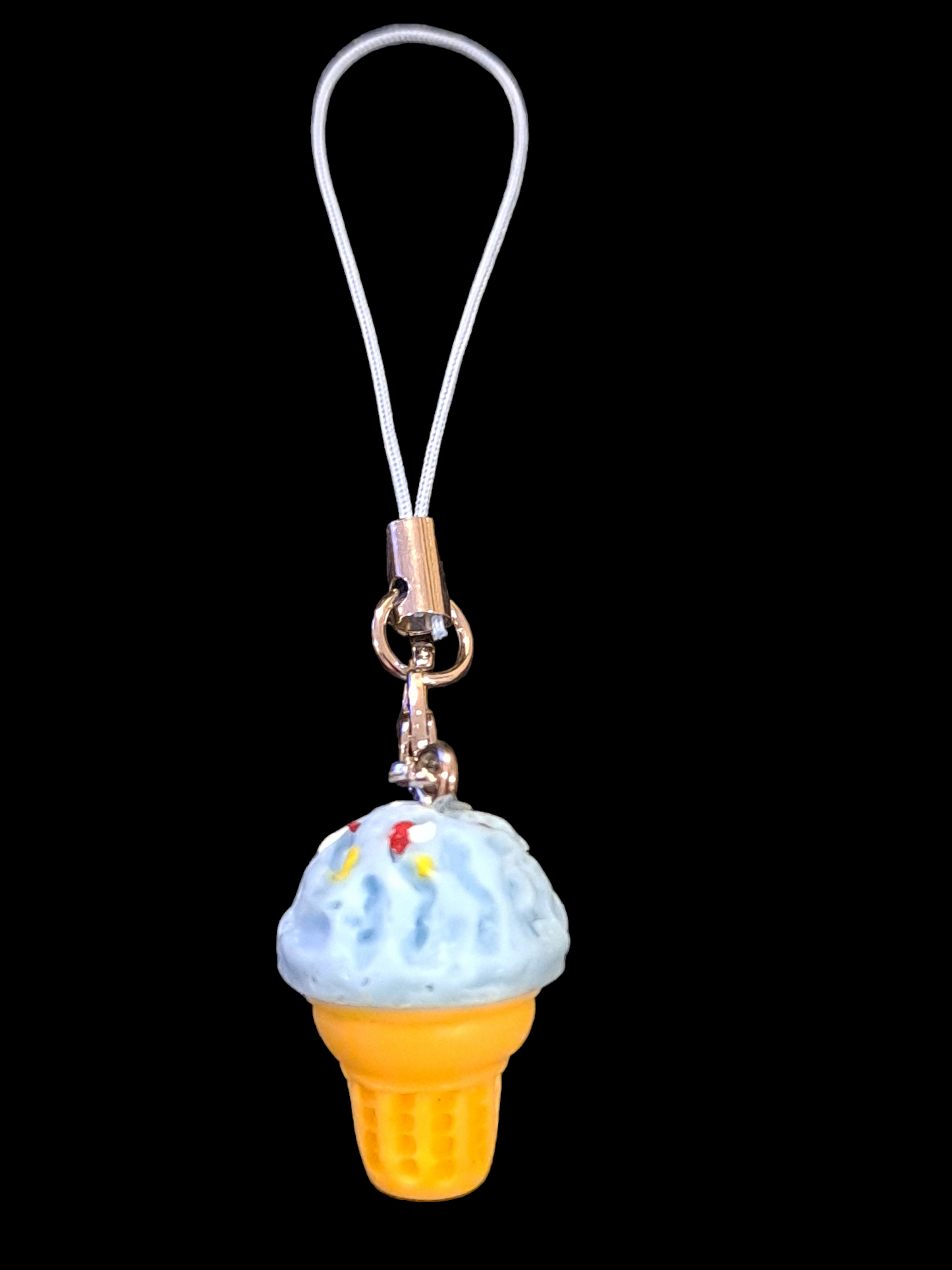 Ice cream mobile phone pendant , ice cream strap, iPhone  ice cream charm strap.