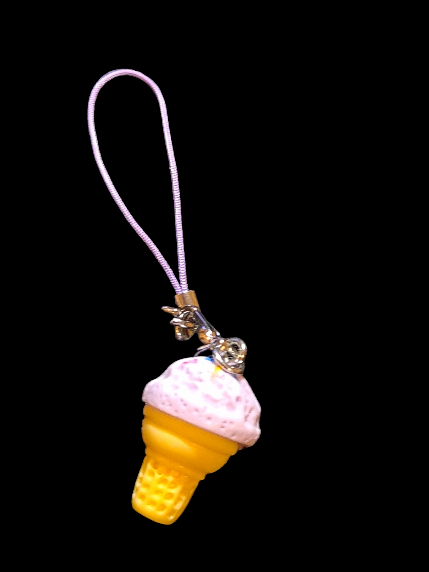 Ice cream mobile phone pendant , ice cream strap, iPhone  ice cream charm strap.