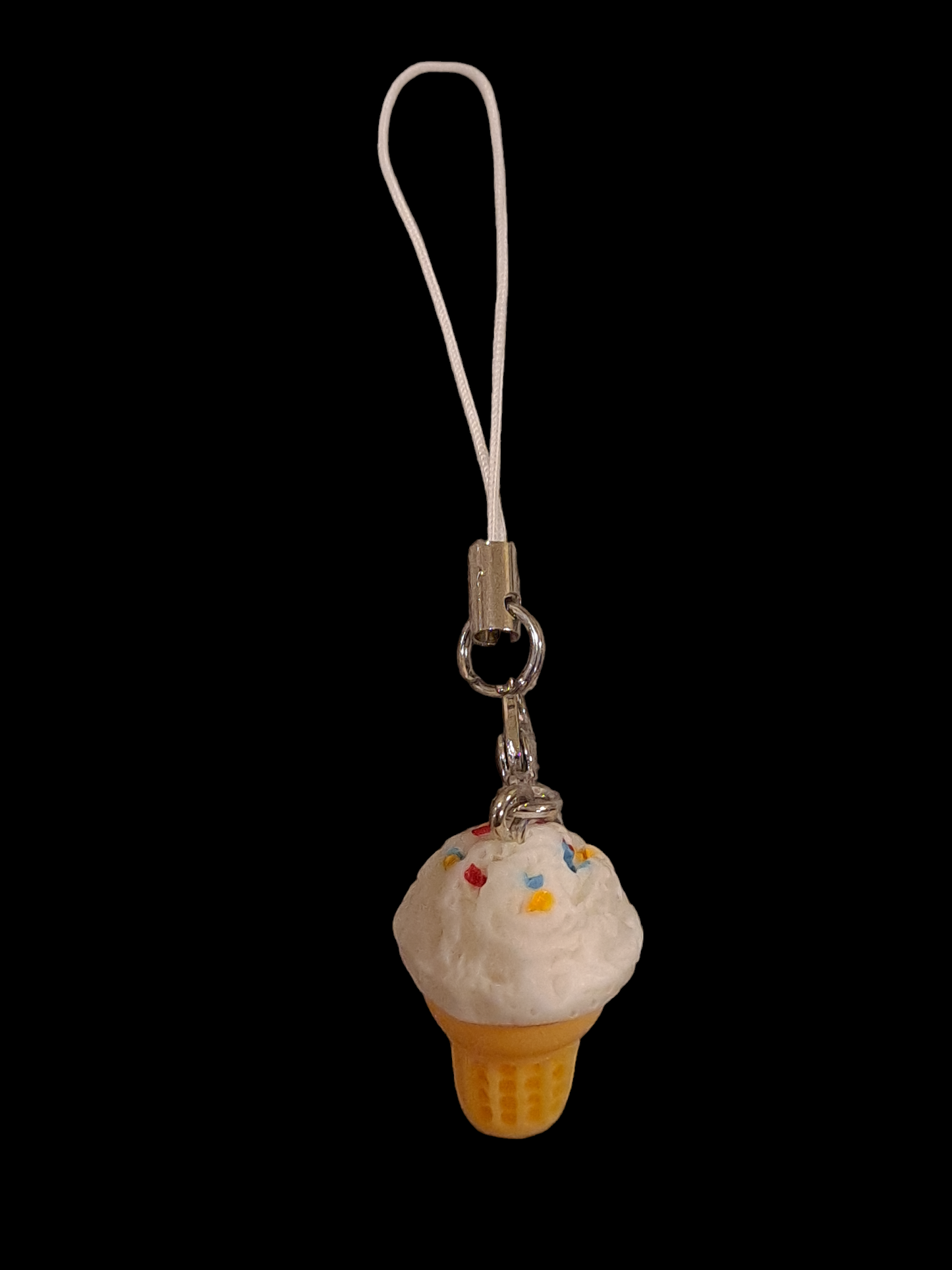 Ice cream mobile phone pendant , ice cream strap, iPhone  ice cream charm strap.