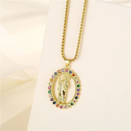 Our lady of Guadalupe necklace, Guadalupe, Virgin Mary, catholic gift, religious jewelry, Mexican jewelry