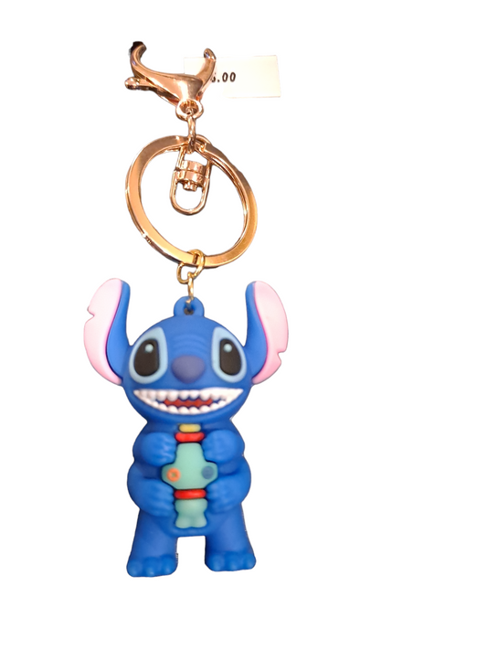 Lilo and stitch pvc keychain