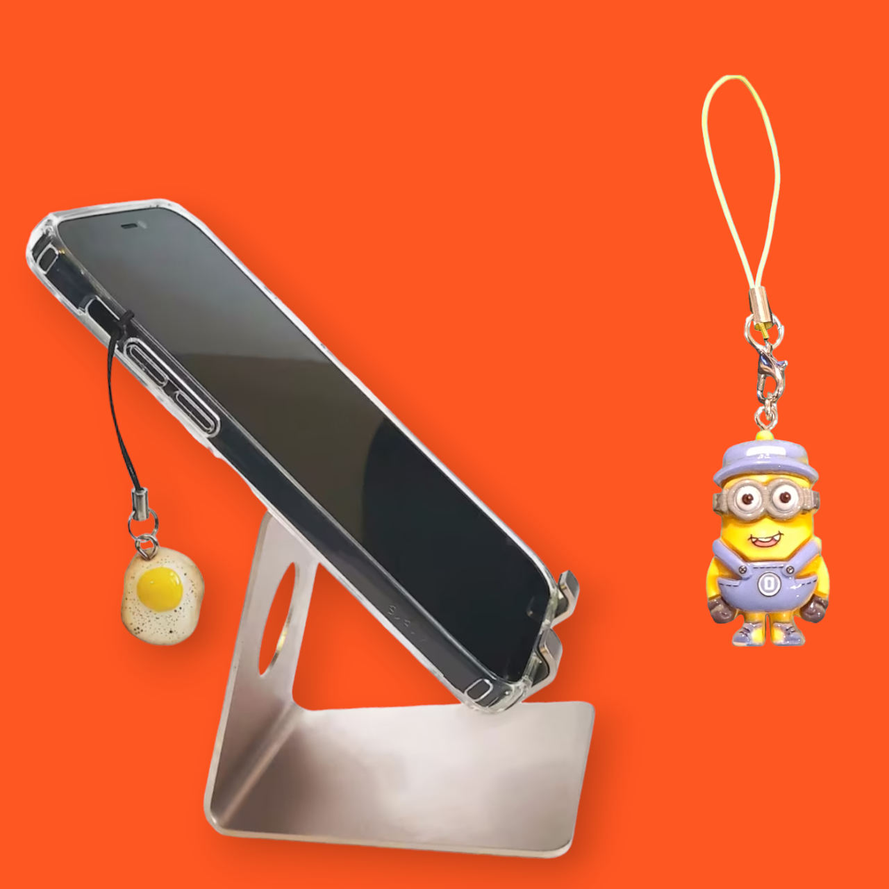 Minions mobile phone charm. Minions strap. IPhone Minions pendants