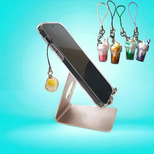 Cute mobile phone pendant milkshake,chocolate milkshake  strap, iPhone vanilla milkshake  charm strap.