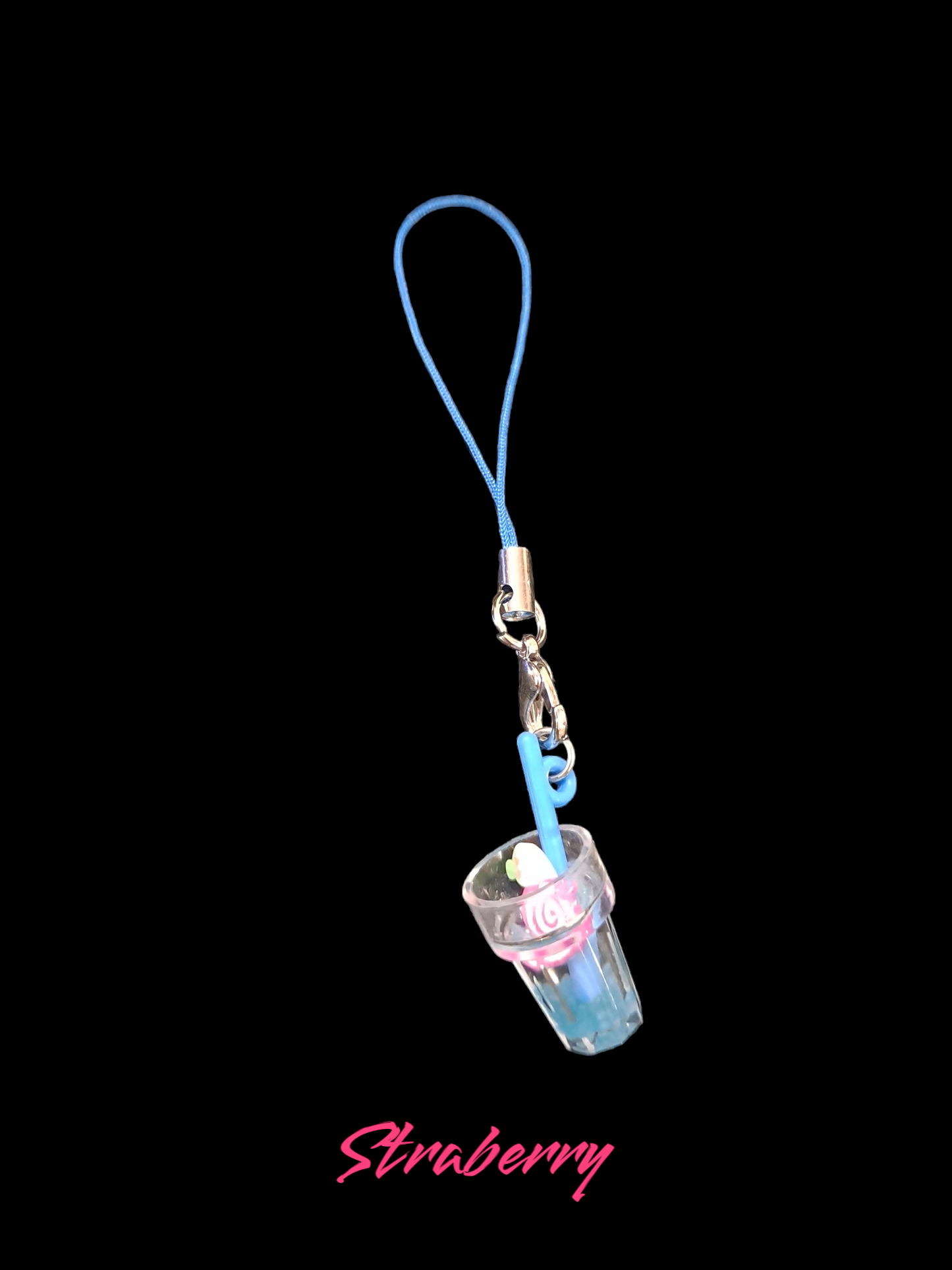 Cute mobile phone natural fruit drink  charm,natural fruit drink strap, iPhone natural fruit drink charm strap.