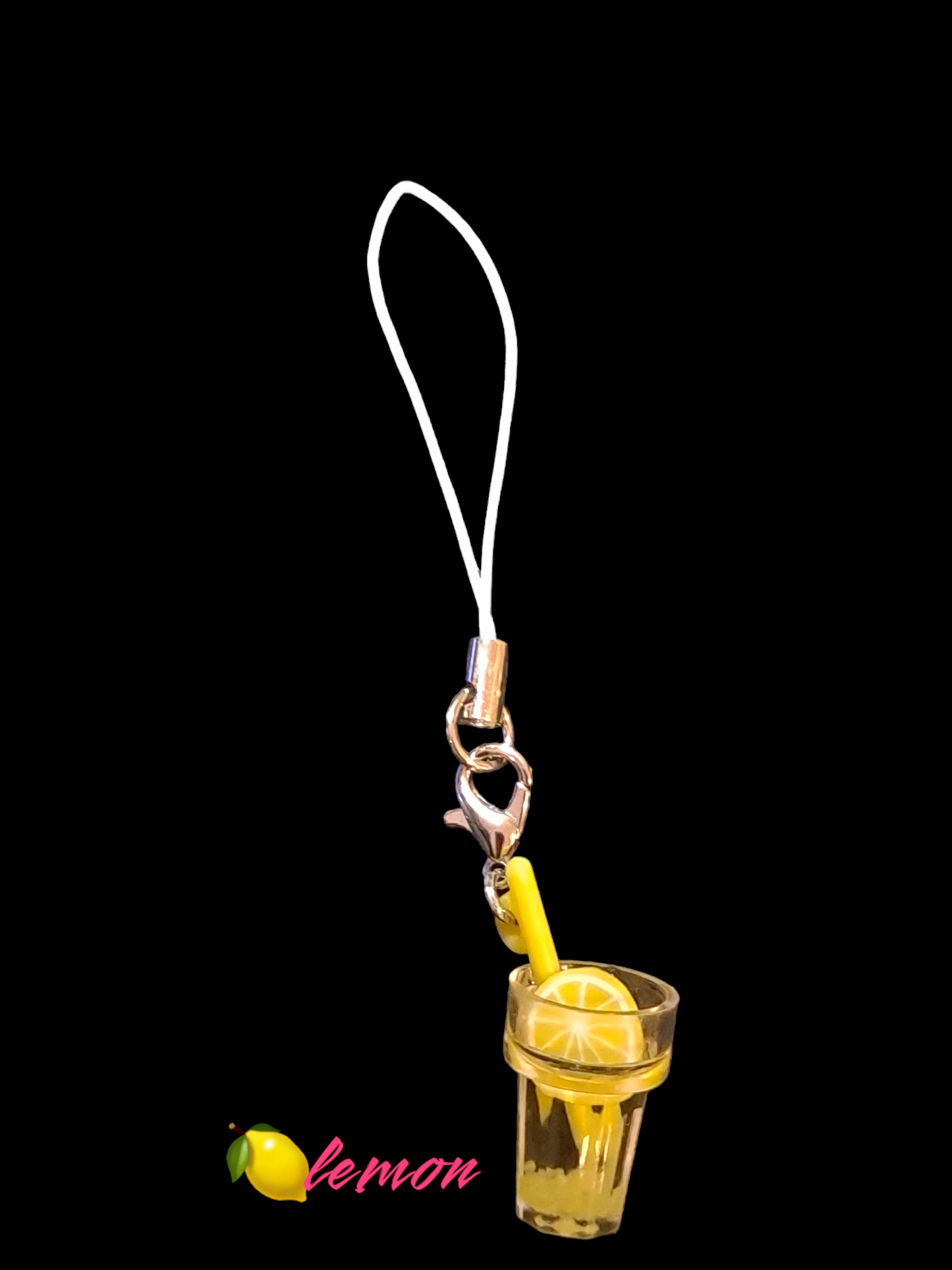 Cute mobile phone natural fruit drink  charm,natural fruit drink strap, iPhone natural fruit drink charm strap.