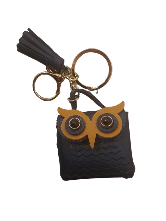 Cute buho leather plating unisex bag pendant keychain