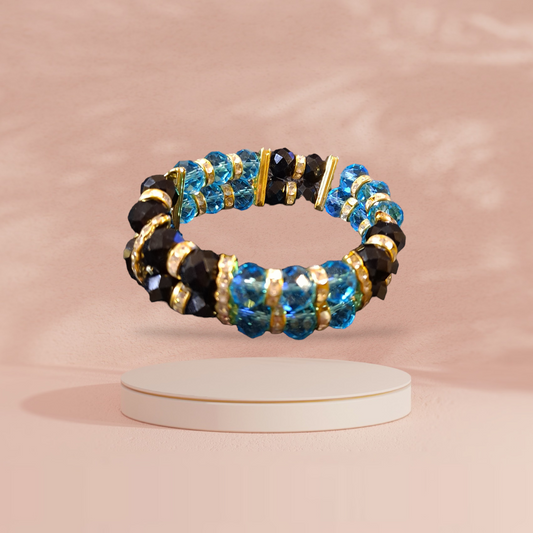 Handmade bracelets acrylic resin multicolor beads for women