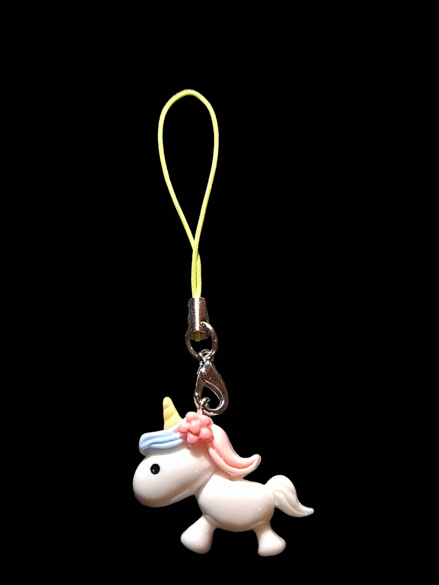 Cute unicorn mobile phone charm. Unicorn mobile strap. IPhone unicorn mobile pendants