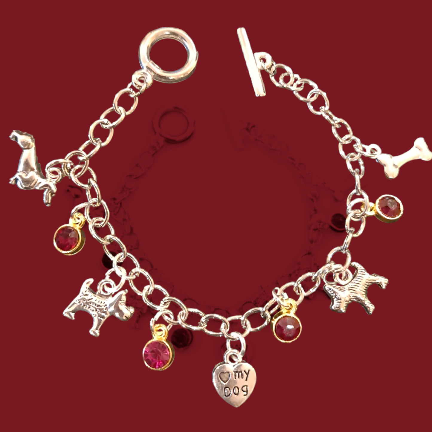 Fashion stanley steel charms bracelets for women.