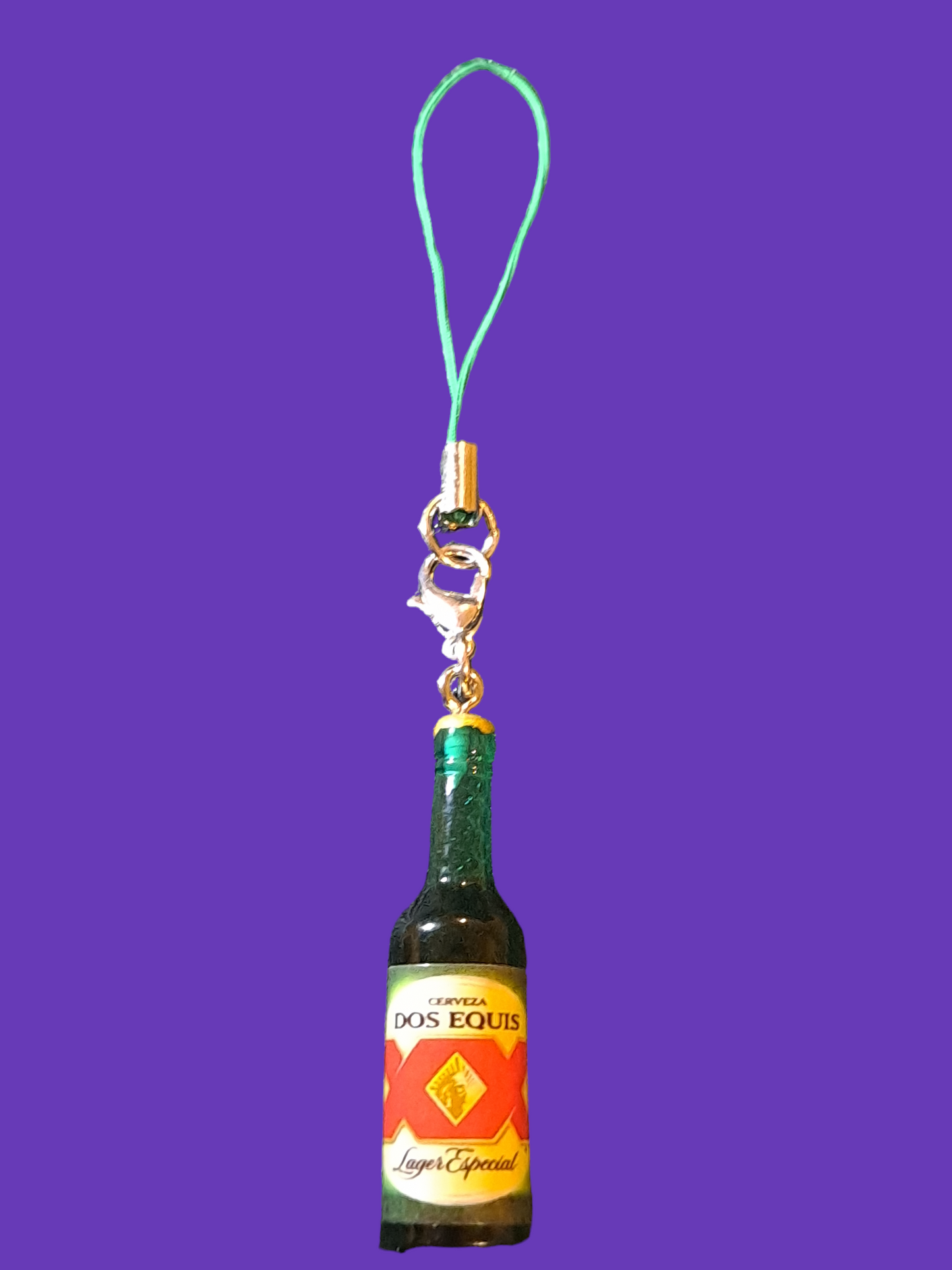 XX beer miniature bottles mobile phone charms. XX beer mobile strap. IPhone XX beer mobile pendants