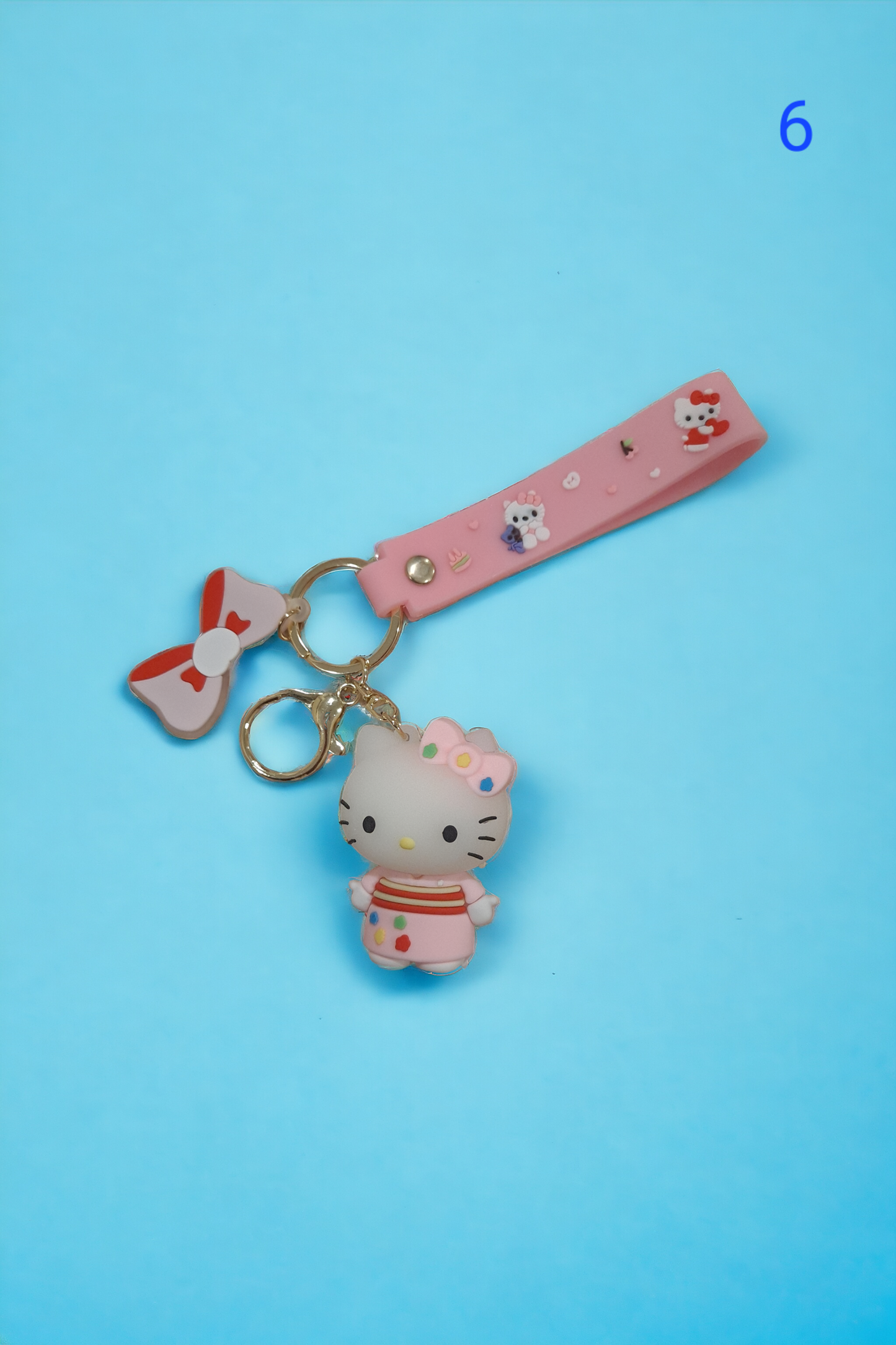 Hello Kitty Keychain 3D Figure Bag Charm Kawaii Keychain ❤️