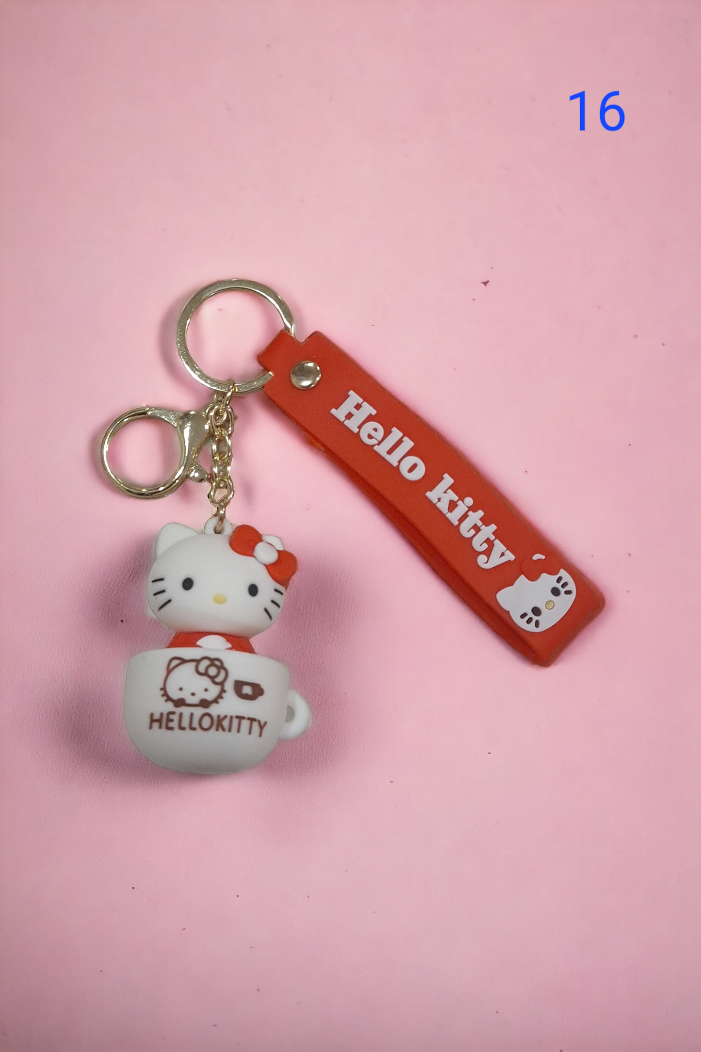 Hello Kitty Keychain 3D Figure Bag Charm Kawaii Keychain ❤️