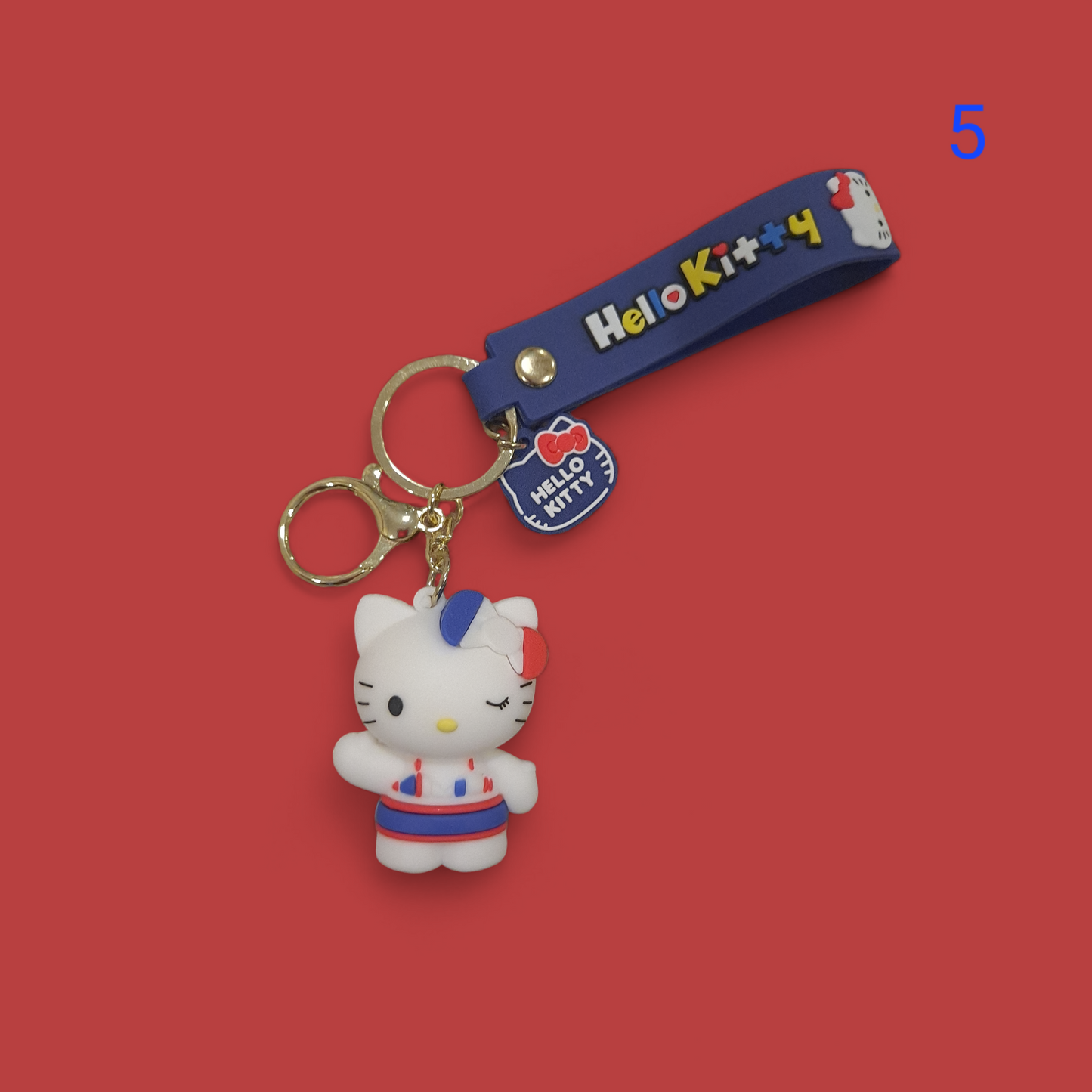 Hello Kitty Keychain 3D Figure Bag Charm Kawaii Keychain ❤️